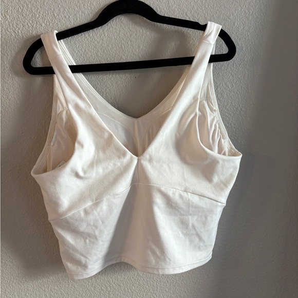 All in Motion White V-Neck Tank Top - Picture 2 of 4